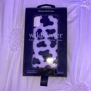 Wildflower Cow Print Case